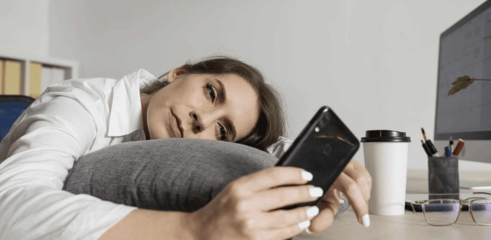 Мотивированная женщина начинает работу