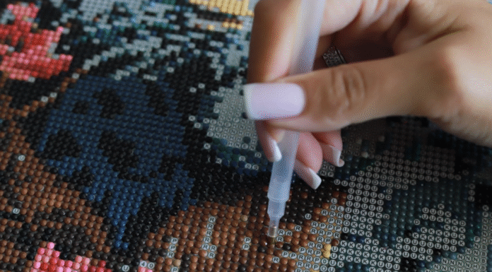 Алмазная мозаика — вдохновение для души жителей Кропивницкого алмазна мозаїка